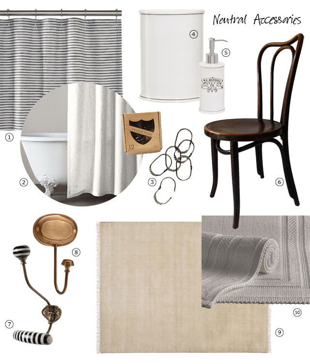 Bathroom with Neutral Accessories