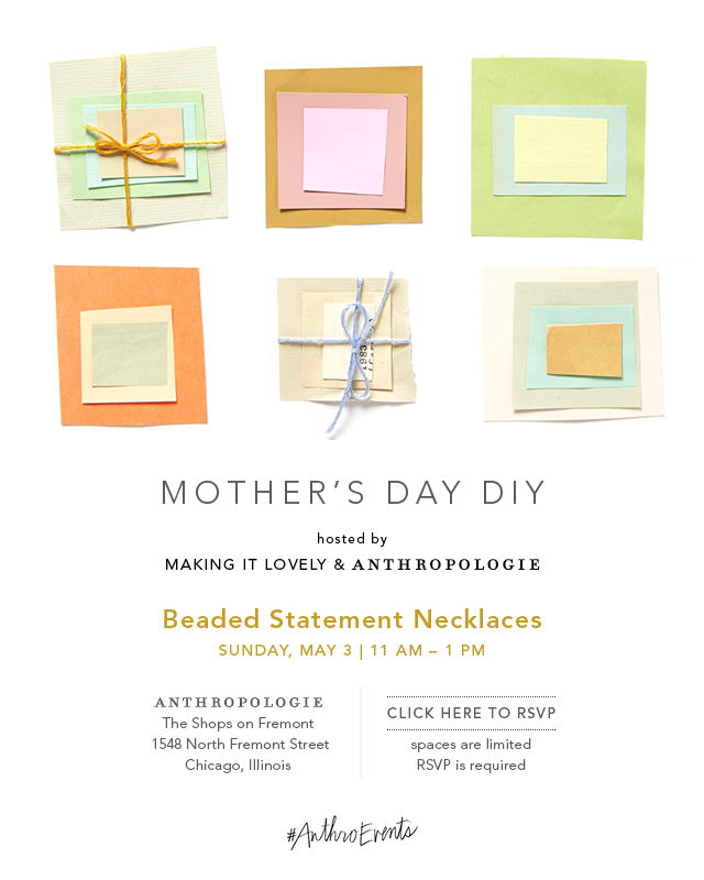 Mother’s Day Crafting at Anthropologie