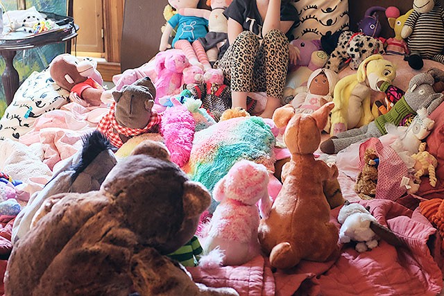 So many stuffed animals.