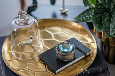 Masculine Glamour Coffee Table Styling