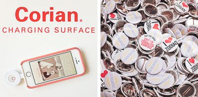 Wireless Charging with #CorianPowerUp