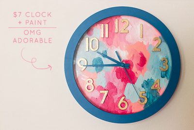 Adorable DIY Painted Clock | Making it Lovely