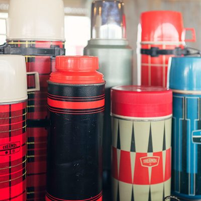 Vintage Thermos at the Kane County Flea Market