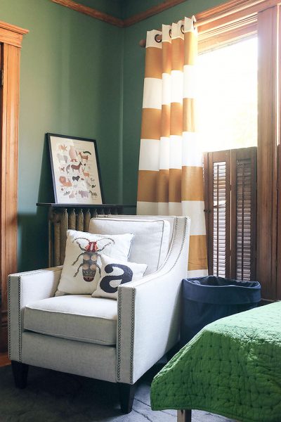 Reading Chair in August's Room