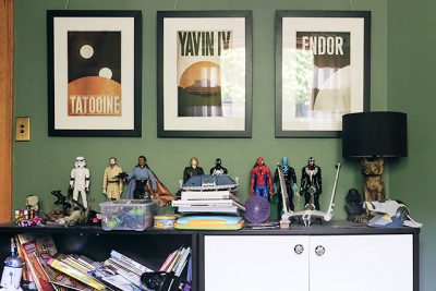 Star Wars Art and August's Books and Toys