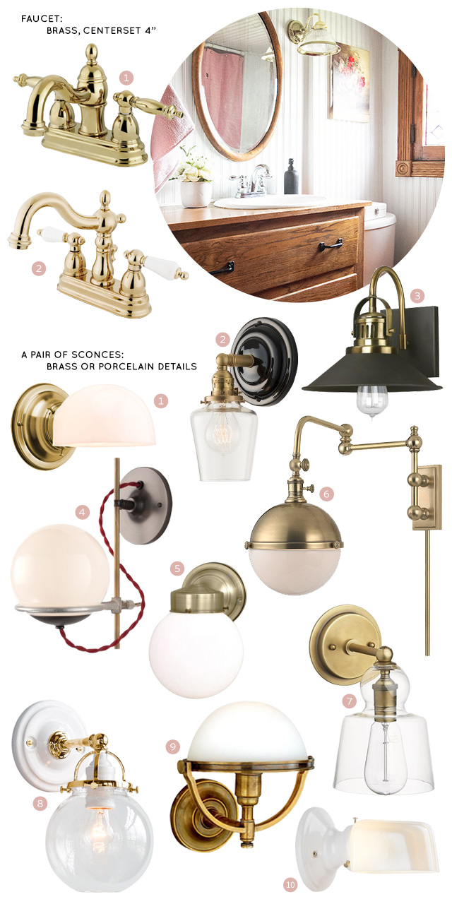 More Brass for the Third Floor Bathroom