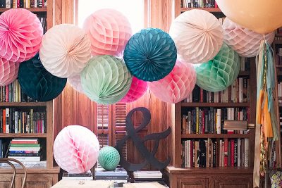 Bridal Shower Honeycomb Garland