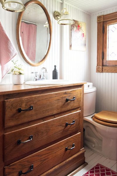 Third Floor Bathroom with Pink