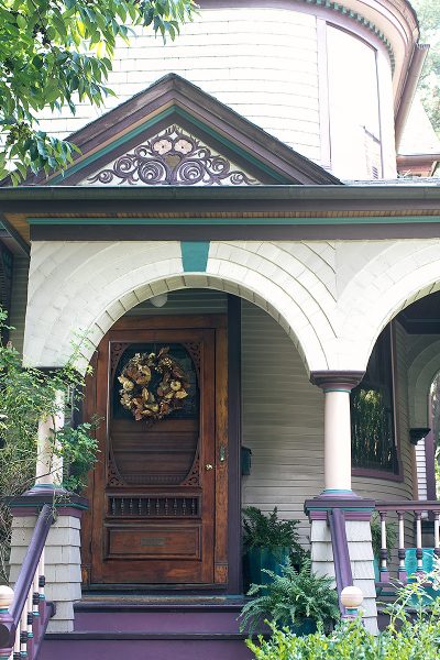 Fall Wreath on the Front Door