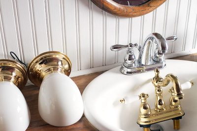 New Brass Bathroom Fixtures