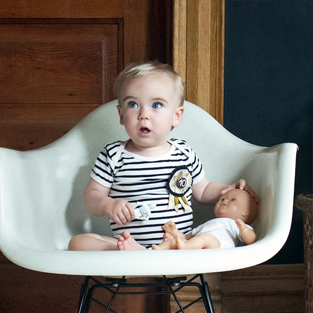 Ten Months Old (Calvin's Monthly Photo)