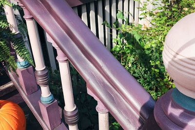 Wood Rot in the Front Porch Railing
