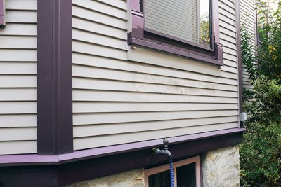 Repairs on the Side of the House