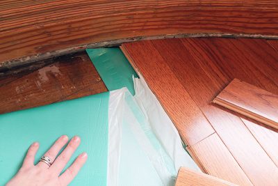 Laying New Wood Flooring and Premium Underlayment