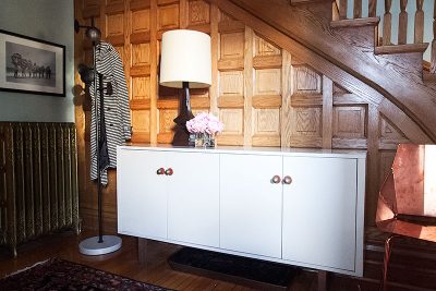 IKEA Stockholm Sideboard in Making it Lovely's Entryway