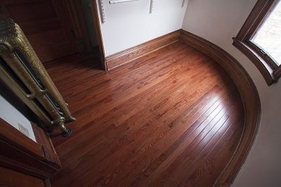 Hardwood Flooring in the Closet