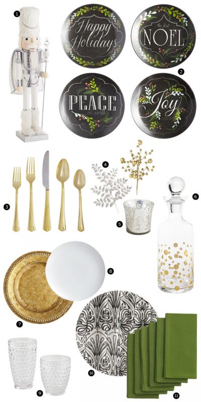 Pier 1 Christmas Table Settings | Making it Lovely
