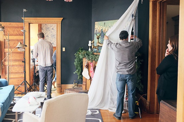 Behind the Scenes at a Photo Shoot for HGTV Magazine