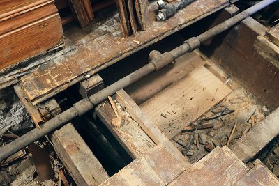 Hallway Missing Subfloor Sections