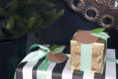 DIY Laurel Leaf Gift Tags (Pretty Packages)