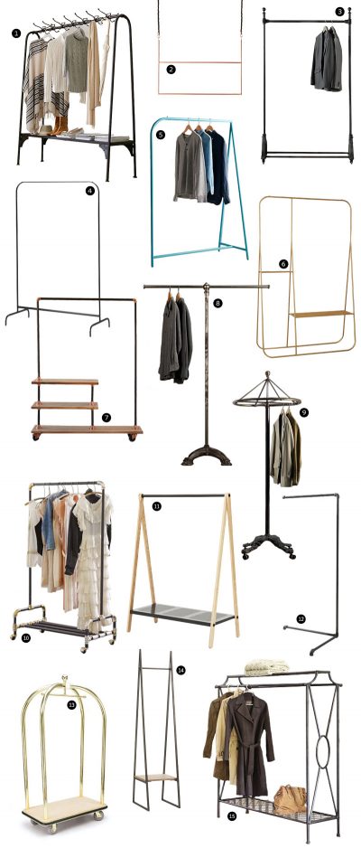 15 Stylish Garment and Coat Racks