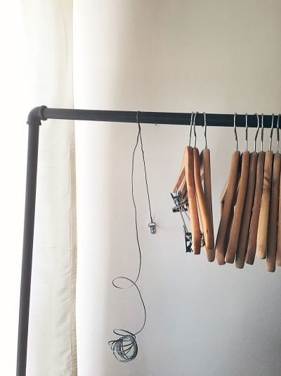 Anchoring a Garment Rack