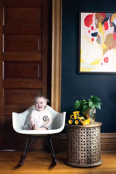 Thirteen Months Old (Calvin's Monthly Photo)