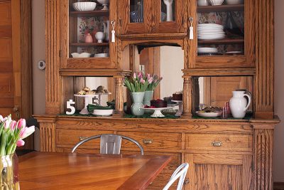 Oak Sideboard in the Dining Room