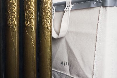 Rolling Laundry Truck and Victorian Radiator Details