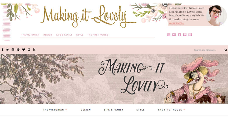 Making it Lovely Blog Headers