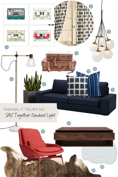 Making it Yours 14C: CB2 SAIC Together Pendant Light