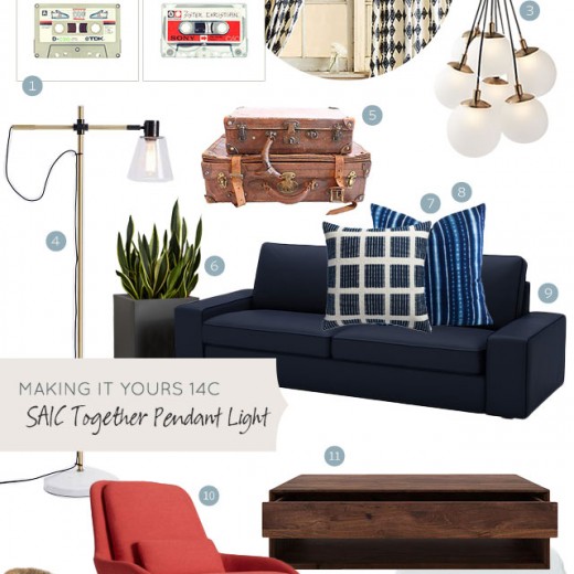 Making it Yours 14C: CB2 SAIC Together Pendant Light