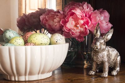 Easter Bunny and Eggs