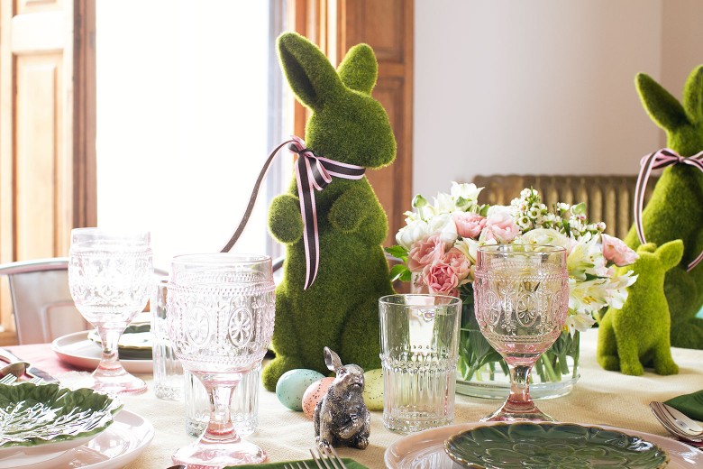 A Pink and Green Easter Table with Pier 1 | Making it Lovely