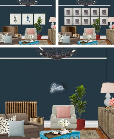 Sitting Room Art Wall Mockups | Making it Lovely