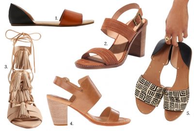 Spring and Summer Leather Sandals