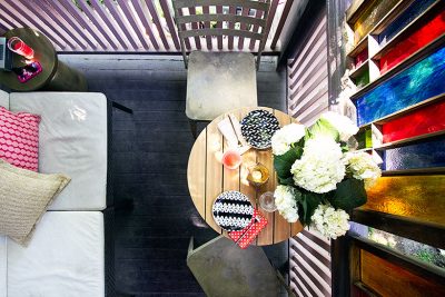 Back Porch, Overhead Shot | Making it Lovely