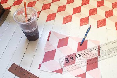 How to Paint a Tumbling Blocks Pattern