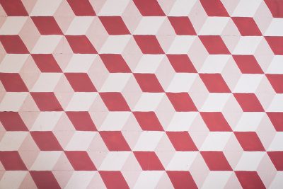 DIY Tumbling Blocks Hand-Painted Floor | Making it Lovely