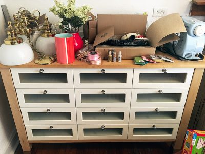 Drawers Waiting to be Utlized