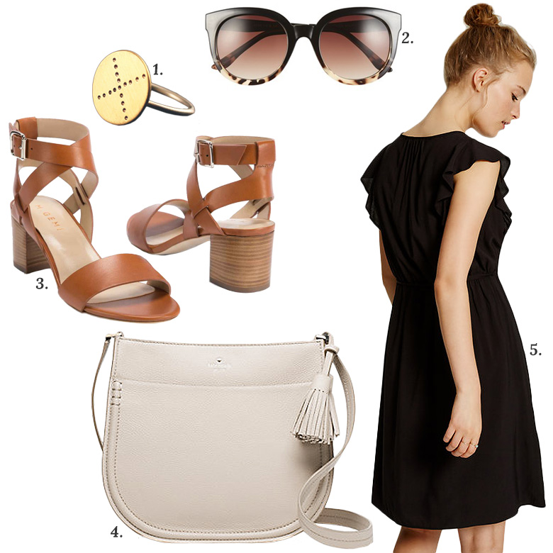 A Cute Cross Body Bag with Tassels