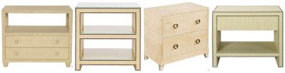 Raffia Nightstands