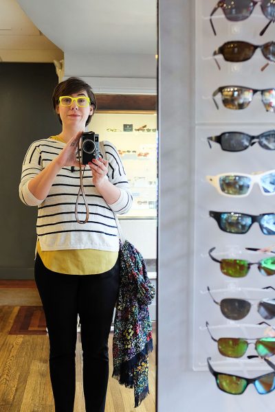 Highlighter Yellow Glasses!