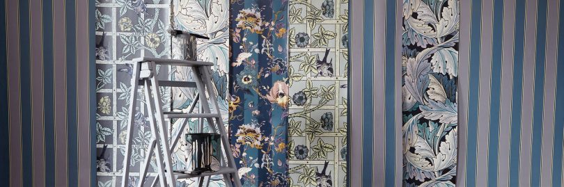 House of Hackney x William Morris - wallpaper collection, modernized