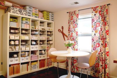 Pink Craft Room, Making it Lovely (Pink Loves Brown)