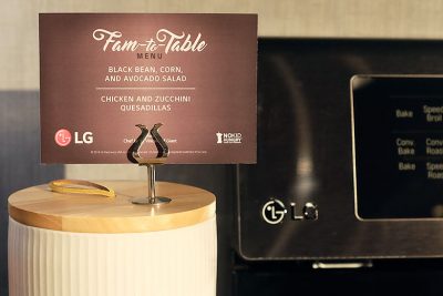 Black Bean, Corn, and Avocado Salad, and Chicken & Zucchini Quesadillas #LGFamtoTable