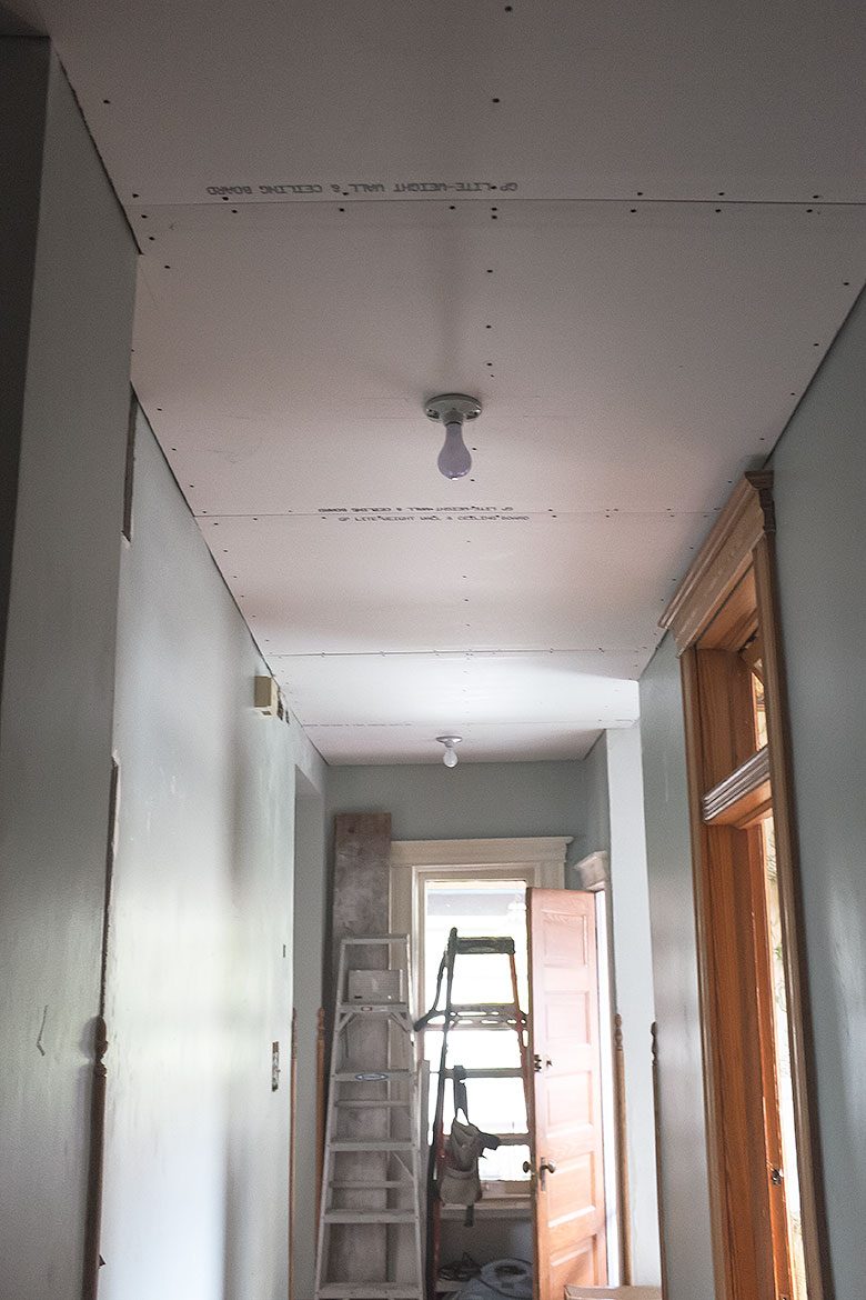 Drywall Ceiling Going Up