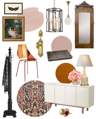 Front Entryway Design Plan | Making it Lovely's One Room Challenge
