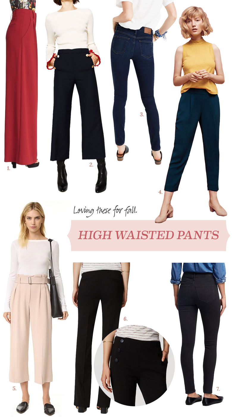 Hooray, High Waisted Pants!