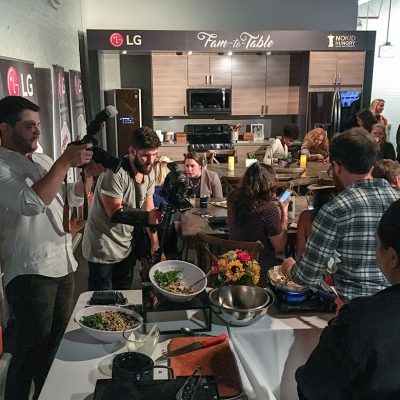 LG and Jason Vincent at Taste of the Nation Chicago for No Kid Hungry